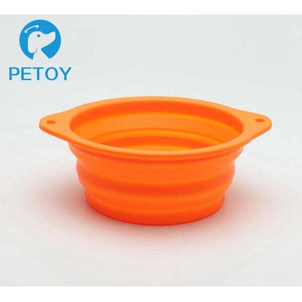 Convenient Microwave Silicone Folding Bowl Unbreakable For Camping