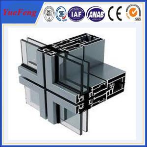 China thermal insulated aluminium profiles manufacturer, ODM aluminium curtain wall profiles on sale