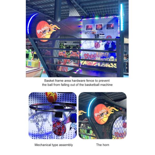 Hardware Luxury Basketball Machine Adult Indoor Coin Operated Basketball Shooting Game