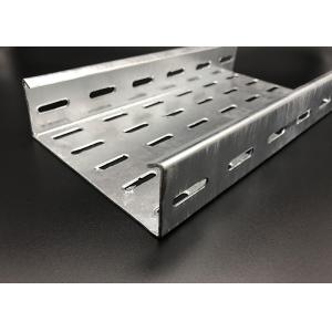 Quality EG Galvanized Perforated Cable Tray Wireway 150mm Ventilated Trough for sale