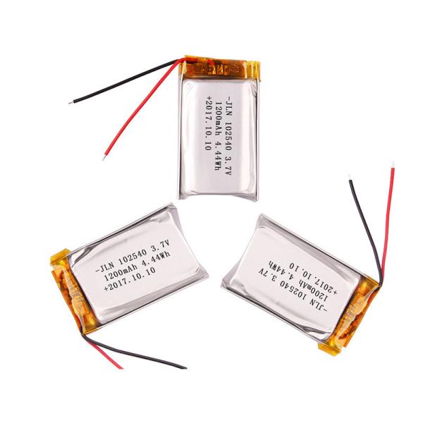 4.44Wh PL102540 1200mAh 3.7V Lithium Polymer Battery