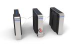 New Design Pedestrian Flap Turnstile Access Control Entry Systems With Card