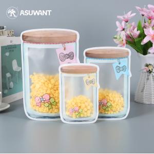 China Moisture Proof CMYK MOPP Mason Jar Snack Bags Gravure Printing on sale