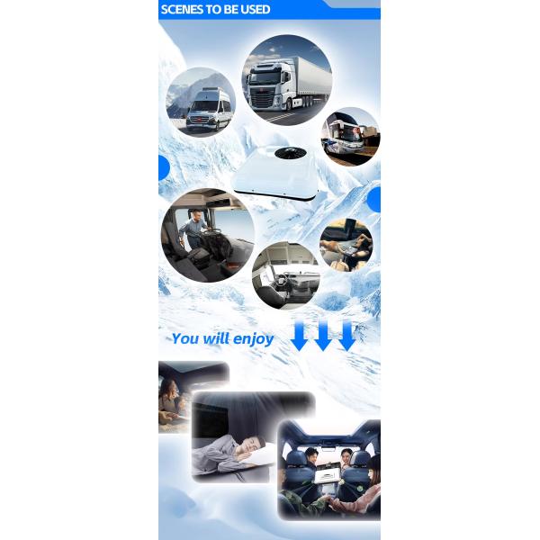 Truck Cab Parking Air Conditioner DC12V ODM For Full Electric Vehicle
