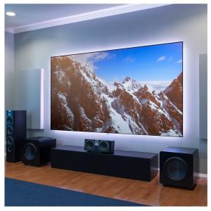 Quality 120 Inch Sfixed Frame Projection Screen High Contrast Ambient Narrow Edge Aluminum Frame for sale