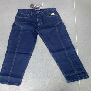 Quality 100 Cotton Denim Flame Resistant Pants CAT2 11.5oz NFPA2112 for sale