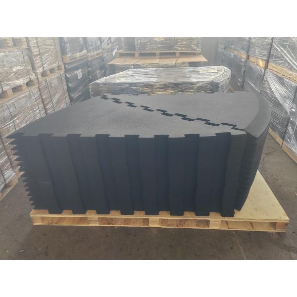 Durable Sports Court Warehouse Workshop Kindergarten Rubber Floor Mats Polychrome Playground Rubber Tiles