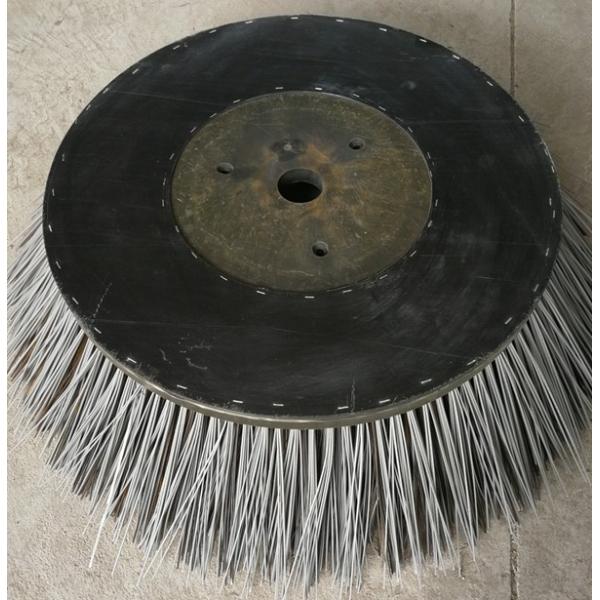 PP Nylon Steel Wire Road Sweeper Brush Dulevo 5000 Street Round Roller Main Side