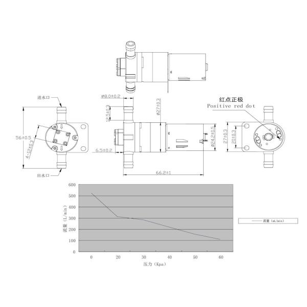 Mini DC Motor Water Pump DC 3V 3.7V 4.5V 12V 24V For Water Drinking Machine