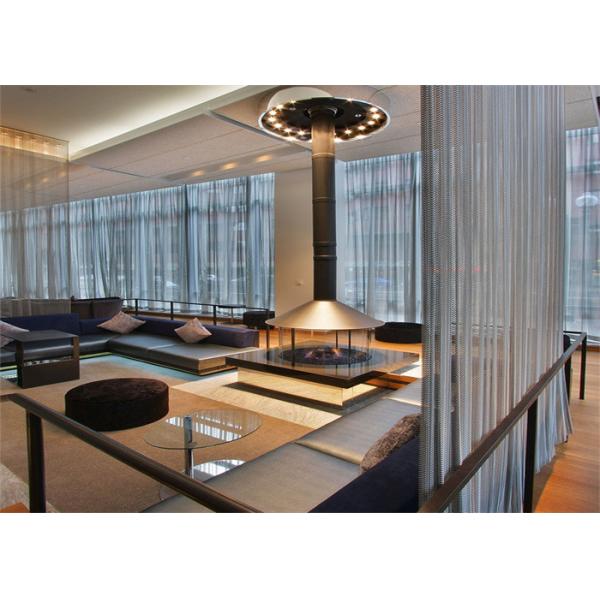 Hanging Window 1.0mm Aluminium Chain Fly Screen Metal Coil Drapery