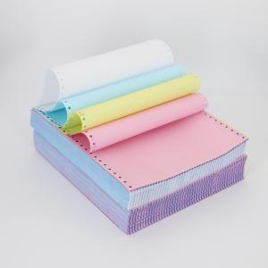 Quality 100% Imported Virgin Wood Pulp NCR Paper Yellow Blue Green Pink Color Grade A for sale