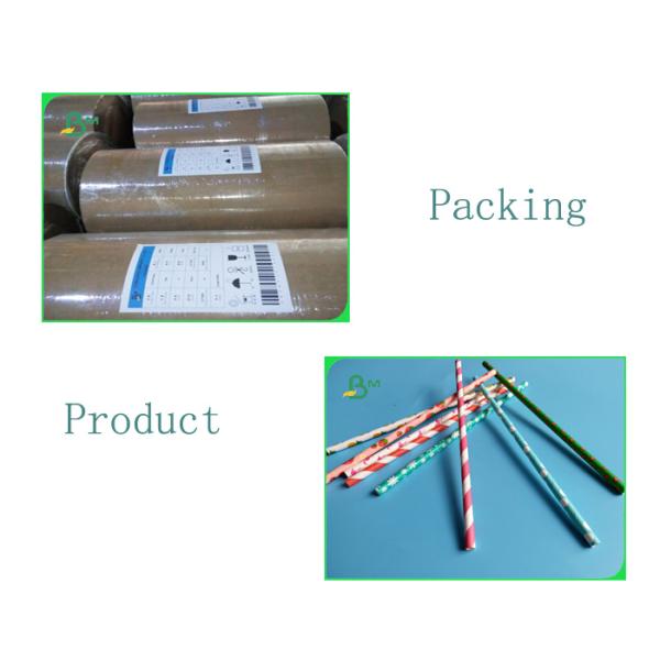 Customized 24g To 135g Printing And Environmental Straw Paper For Drinking