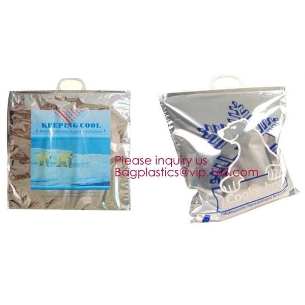 Aluminum Foil Food Use Disposable Cooler Bag Insulated Thermal Bag Organizer Storage Frozen Lunch Bag bagease bagplastic