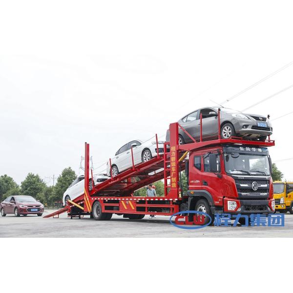 Dongfeng 4X2 One Drive Five Car Carrier Flatbed Wrecker Towing Truck