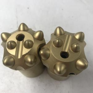 Quality Conical Rock Drill Button Bit 38mm Tapered Rock Drilling Bit For Mitsubishi With Flushing Line for sale