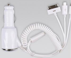 China iphone charger with 3 exlusive ports /car phone charger/cell phone charger/ipad charger on sale