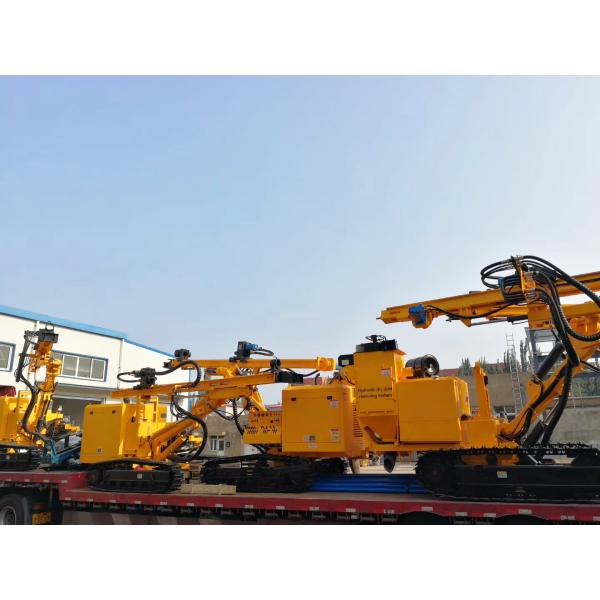 JC860 Blasting Rock Drilling Rig Hydraulic Down Hole Drill With DTH Technology