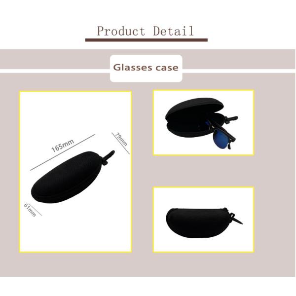 Oxford Fabric Kid's EVA Glasses Case Easy Carrying With Zipper