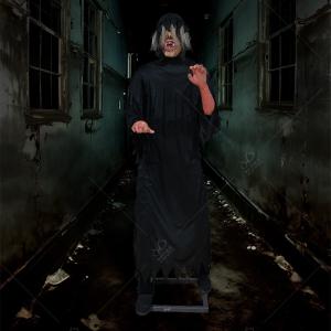 Quality Amusement Park Scary Electric Haunted House Doll Sound Control for sale