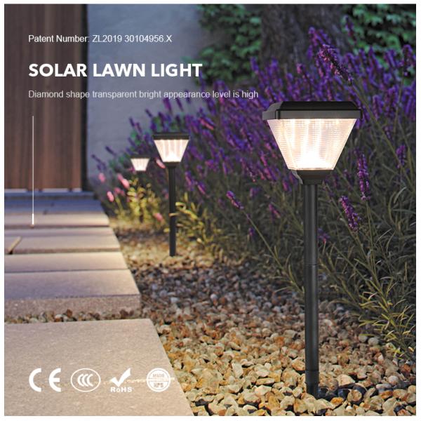 Dusk To Dawn Outdoor Garden Solar Spike Lights IP65 With Mono Solar Panel