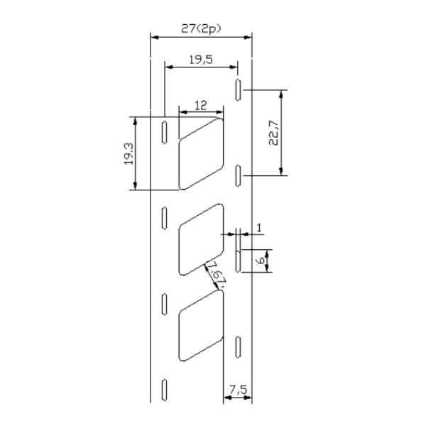 3x18650 Battery Spacer Holder DIY Honeycomb 3P Magnetic For 18650 2P 18650