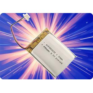 Quality 3.7V 500mAh Rechargeable Lithium Ion Battery with 500 Cycles for sale