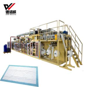 China DNW  Disposable Underpad Making Machine Full Servo with CE Certification on sale