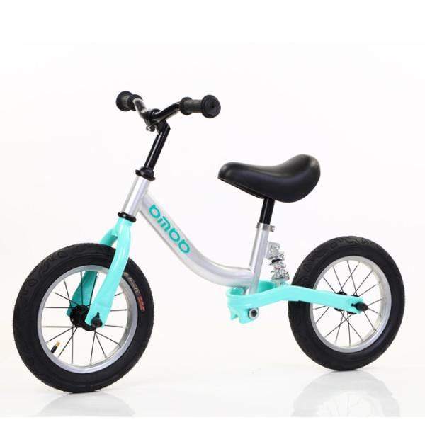 OEM ODM All Alloy Two Wheel Balance Bike With Suspension Frame And Air Tyre