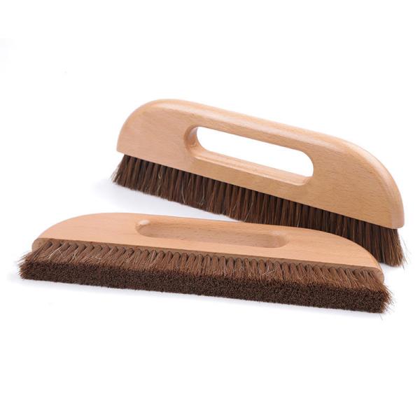 Nature Wood Handle Horsehair Cleaning Brush Wallpaper Smoothing