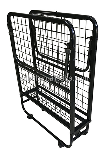 Modern Design Metal Rollaway Cot Size Bed Frame for Home or Hotel Bedroom Furniture Set