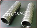 Corrugated Stainless Steel Tubing , Galvanized Corrugated Metal Pipe
