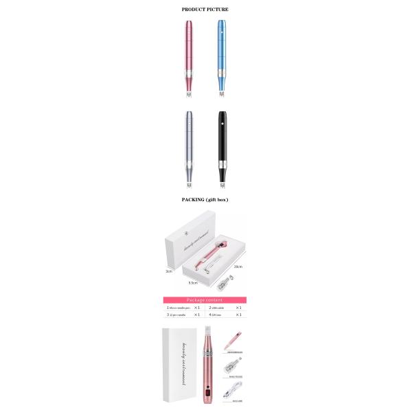 Professional Wireless Microneedling Pen- Adjustable Micro Needling Professional Derma Pen Microneedle Machine