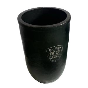 Smooth Surface Black Crucible For Silver Melting Jewelry Making