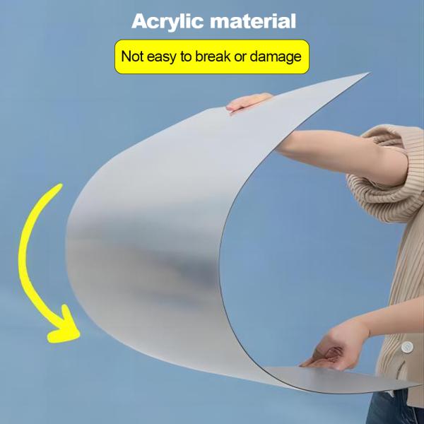 Acrylic Sheet Mirror Custom Design House Decor Wall Plastic Adhesive Stickers For Home