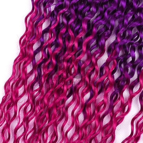 #T1B/Purple/Rose Red Kinky Curly Remy Human Hair Bundles Sew In Weave Bundles Brazilian Bundle Deals