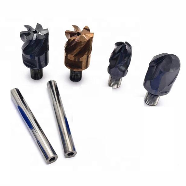 Solid End Mill Cutter Head Square / Corner Radius / Ball Nose