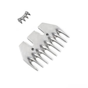 Buy cheap Straight 9 Teeth Horse Clipper Blade Carbon Steel Dog Clipper Blades Customizabl from wholesalers