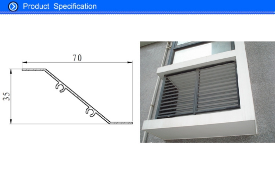 aluminium extrusion louvres