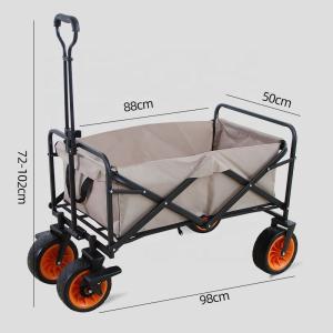Collapsible Metal Folding Wagon 150L Capacity 100kg Load