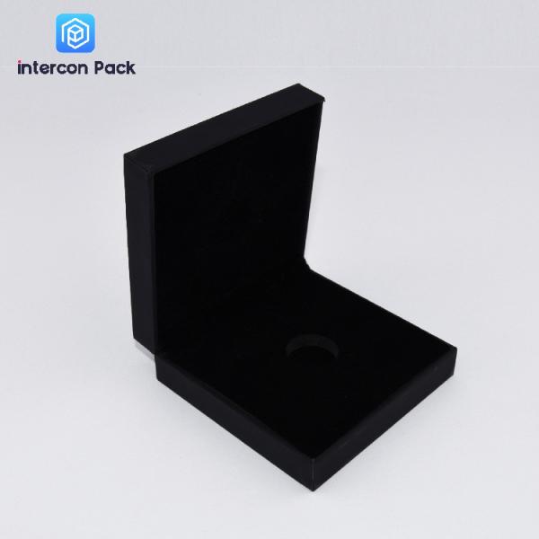 Clamshell Small Jewelry Packaging Boxes Handmade Tactile Film Finishing