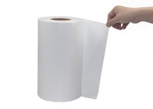 Quality Polyester White Hot Melt Adhesive Film Laminating Fabric for Blackout Curtain for sale