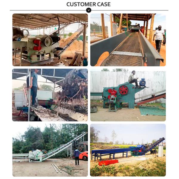 160KW Heavy Duty Chain Feeder Drum Chipper Wood Crusher Power Plant Using Wood Crusher
