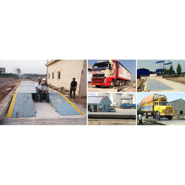 Platform Weighbridge Truck Scale , Vehicle Weight Scales SCS 3x18m 120 Ton 12mm Thickness
