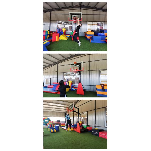 Logo Customized Logo Availabled Durable Children's Basketball Stand with Backboard