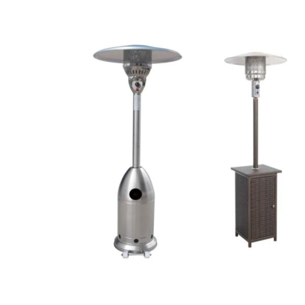Outdoor Silver Flexible Propane Gas Electric outdoor mushroom patio heater
