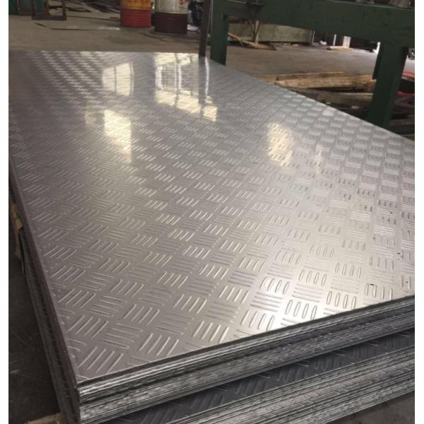 Press Stamping 304 Patterned Textured Stainless Checkered Plate 1219mm