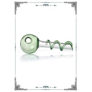 Borosilicate Glass Light Green Oil Burner Smoking Bong Bobbin