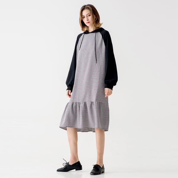 Fall Clothing Sweatshirt and Hoodie Dress For Women