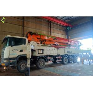 China CIFA 58m Scania Chassis Used Concrete Boom Pump Truck on sale