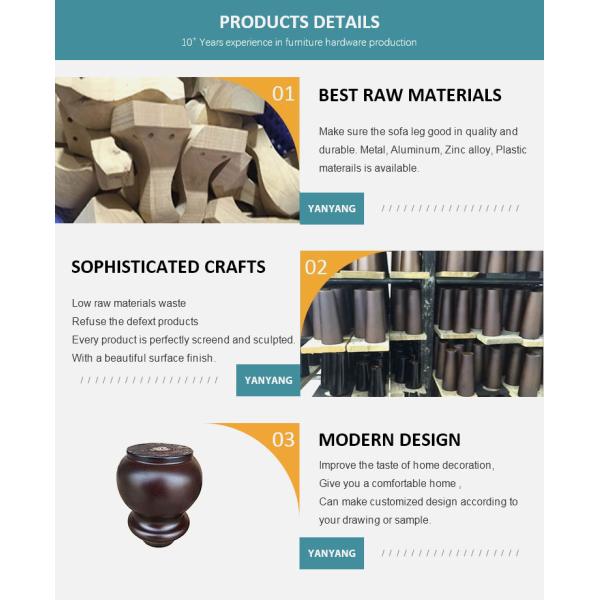 Solid wood Gourd-shaped feet furniture sofa leg,wood sofa feet